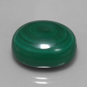 33,16 ctw natürlicher grüner Malachit, Oval Schliff, Lichtundurchlässig