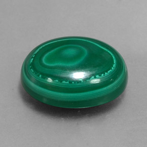 12,98 ctw natürlicher grüner Malachit, Oval Schliff, Lichtundurchlässig