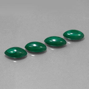  ct natürliche grüner Malachit-Edelsteine, Marquise, Lichtundurchlässig