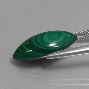 9,17 ctw natürlicher Vielfarbig-grün Malachit, Marquise, Lichtundurchlässig