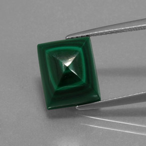 9,17 ctw natürlicher Vielfarbig-grün Malachit, Baguette, Lichtundurchlässig