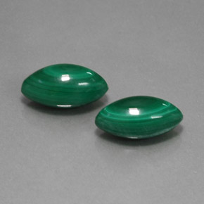  ct natürliche grüner Malachit-Edelsteine, Marquise, Lichtundurchlässig
