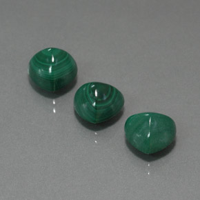  ct natürliche Vielfarbig-grün Malachit-Edelsteine, Trillion, Lichtundurchlässig