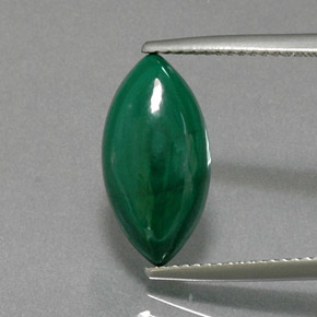 6,74 ctw natürlicher grüner Malachit, Marquise, Lichtundurchlässig