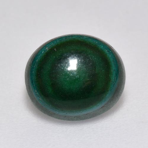 2,18 ctw natürlicher grüner Malachit, Oval Schliff, Lichtundurchlässig
