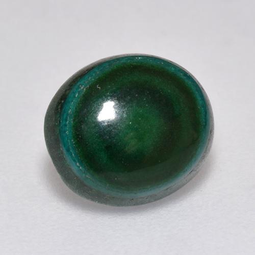 2,18 ctw natürlicher grüner Malachit, Oval Schliff, Lichtundurchlässig