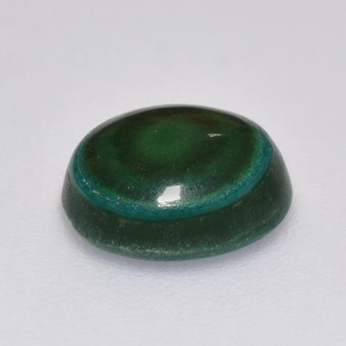 2,18 ctw natürlicher grüner Malachit, Oval Schliff, Lichtundurchlässig