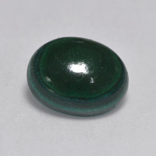 3,23 ctw natürlicher grüner Malachit, Oval Schliff, Lichtundurchlässig