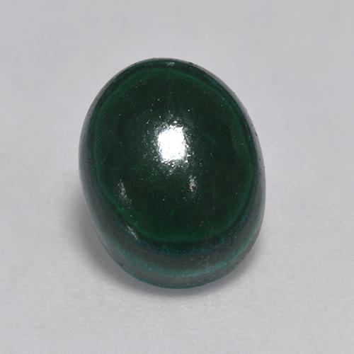 3,23 ctw natürlicher grüner Malachit, Oval Schliff, Lichtundurchlässig