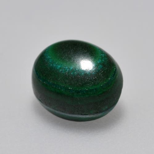 2,33 ctw natürlicher grüner Malachit, Oval Schliff, Lichtundurchlässig