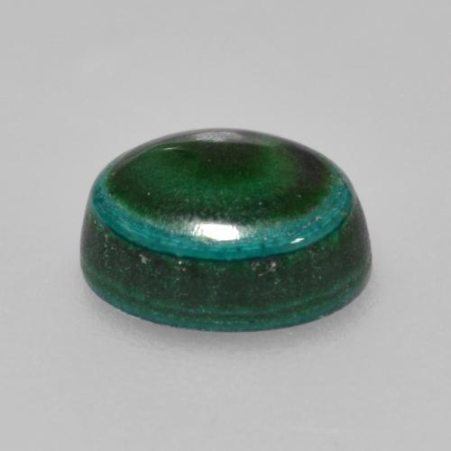 1,42 ctw natürlicher grüner Malachit, Oval Schliff, Lichtundurchlässig