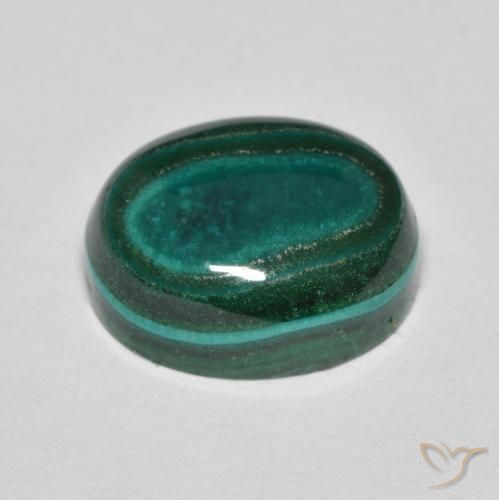 9,17 ctw natürlicher Kieferngrün Malachit, Oval, Lichtundurchlässig