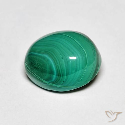 9,17 ctw natürlicher Grün Malachit, Oval, Lichtundurchlässig