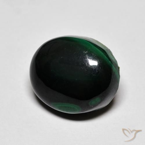 9,17 ctw natürlicher Grün Malachit, Oval, Lichtundurchlässig