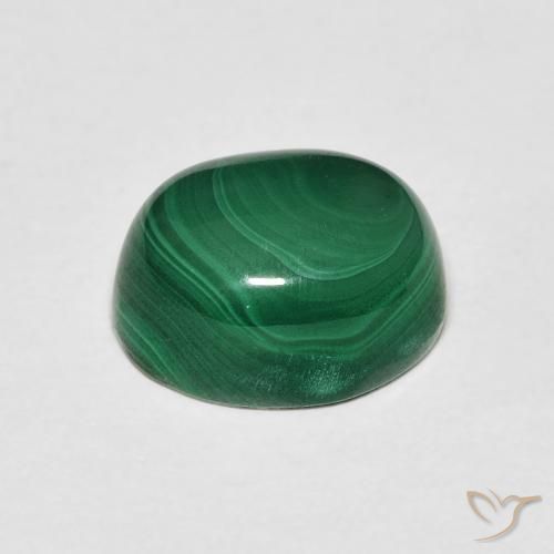 9,17 ctw natürlicher Grün Malachit, Oval, Lichtundurchlässig