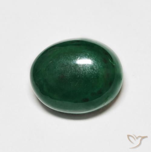 9.37ct Natürlicher Mittelgrün Malachit, Oval, Lichtundurchlässig