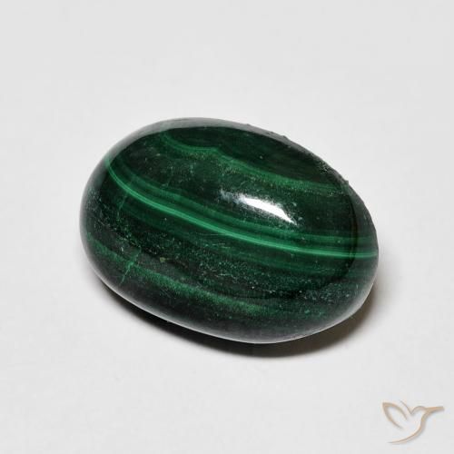 9,17 ctw natürlicher Grün Malachit, Oval, Lichtundurchlässig