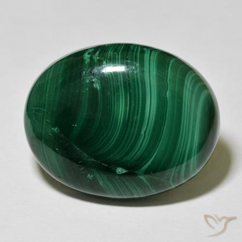 52.50ct Natürlicher Vielfarbig-grün Malachit, Oval, Lichtundurchlässig