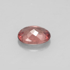 1,08 ctw natürlicher rosafarbener Malaya-Granat, Oval Schliff, VS