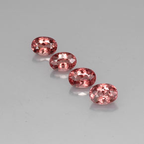 5,21 ct natürliche rosafarbener Malaya-Granat-Edelsteine, Oval Schliff, VVS