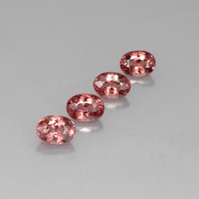 5,21 ct natürliche rosafarbener Malaya-Granat-Edelsteine, Oval Schliff, VVS