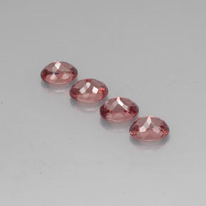 5,21 ct natürliche rosafarbener Malaya-Granat-Edelsteine, Oval Schliff, VVS
