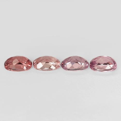 4.36 ct natürliche Himbeerrot Malaya-Granat-Edelsteine, Kissen, VVS-VS