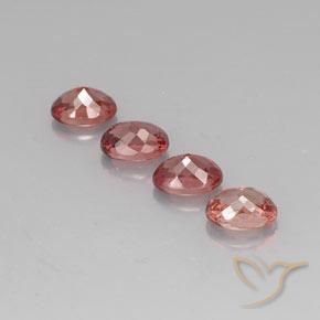 4.14 ct natürliche Hellrot Malaya-Granat-Edelsteine, Oval, VVS-VS