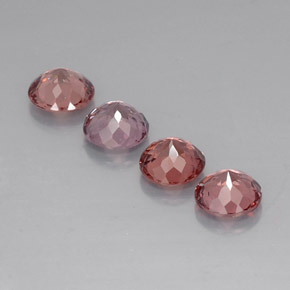  ct natürliche Mehrfarbig Malaya-Granat-Edelsteine, Rund Schliff, VVS-VS