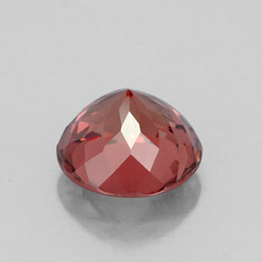 2,63 ctw natürlicher orangefarbener Malaya-Granat, Rundschliff, VVS