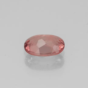 0,88 ctw natürlicher rosafarbener Malaya-Granat, Oval Schliff, VVS