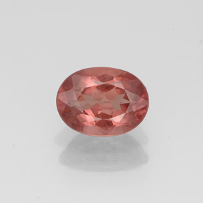 1,08 ctw natürlicher rosafarbener Malaya-Granat, Oval Schliff, VS