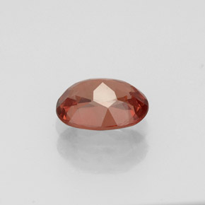 0,99 ctw natürlicher orangefarbener Malaya-Granat, Oval Schliff, VS