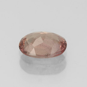 0,90 ctw natürlicher orangefarbener Malaya-Granat, Oval Schliff, SI
