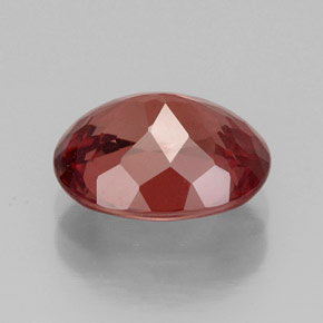 3,42 ctw natürlicher rosafarbener Malaya-Granat, Oval Schliff, VS