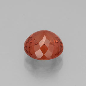 2,50 ctw natürlicher orangefarbener Malaya-Granat, Rundschliff, VS