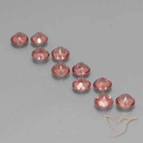 6.11 ct natürliche rose-rosa Malaya-Granat-Edelsteine, Runden, VS