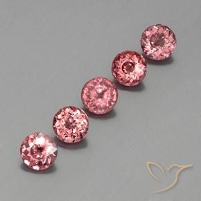 3.82 ct natürliche Fruchtpunsch Rot Malaya-Granat-Edelsteine, Runden, VS