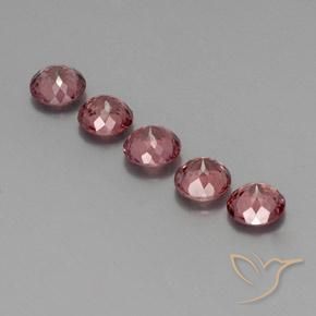 3.82 ct natürliche Fruchtpunsch Rot Malaya-Granat-Edelsteine, Runden, VS