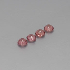 3,30 ct natürliche rosafarbener Malaya-Granat-Edelsteine, Rundschliff, VS