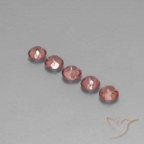 4.48 ct natürliche Himbeerrosa Malaya-Granat-Edelsteine, Runden, VS