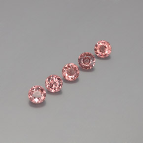 2,95 ct natürliche rosafarbener Malaya-Granat-Edelsteine, Rundschliff, VS