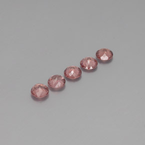 2,95 ct natürliche rosafarbener Malaya-Granat-Edelsteine, Rundschliff, VS