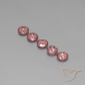 4.05 ct natürliche Mittelrosa Malaya-Granat-Edelsteine, Runden, VS
