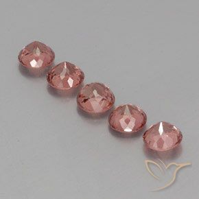 4.06 ct natürliche Himbeerrosa Malaya-Granat-Edelsteine, Runden, VS