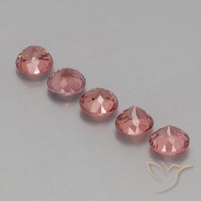4.03 ct natürliche rose-rosa Malaya-Granat-Edelsteine, Runden, VS