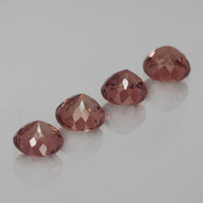 4,17 ct natürliche rosafarbener Malaya-Granat-Edelsteine, Rundschliff, VS