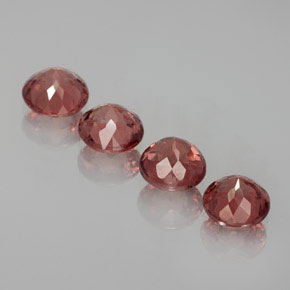 3,47 ct natürliche roter Malaya-Granat-Edelsteine, Rundschliff, VS