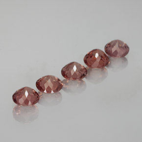  ct natürliche Rosérosa Malaya-Granat-Edelsteine, Rund Schliff, VS