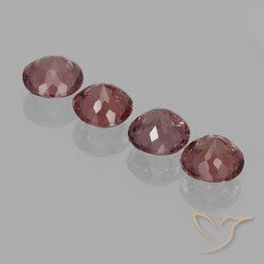 3.21 ct natürliche tiefrosa Malaya-Granat-Edelsteine, Runden, VS